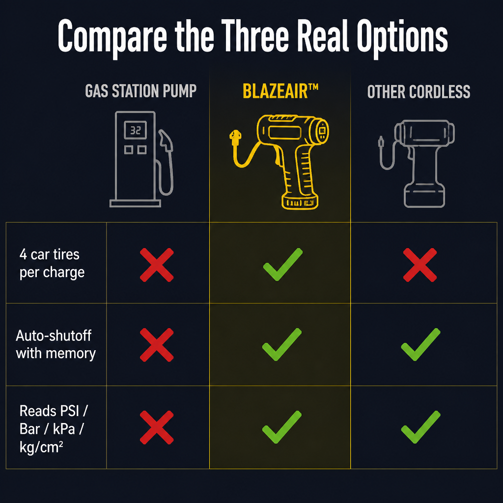 BlazeAir™ — Fill Any Tire on Any Roadside in Less Than 4 Minutes
