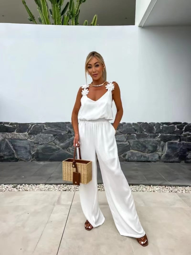 LumaLuxe™ Jumpsuit — Step Into Feather-Light Coolness and All-Day Stunning Confidence