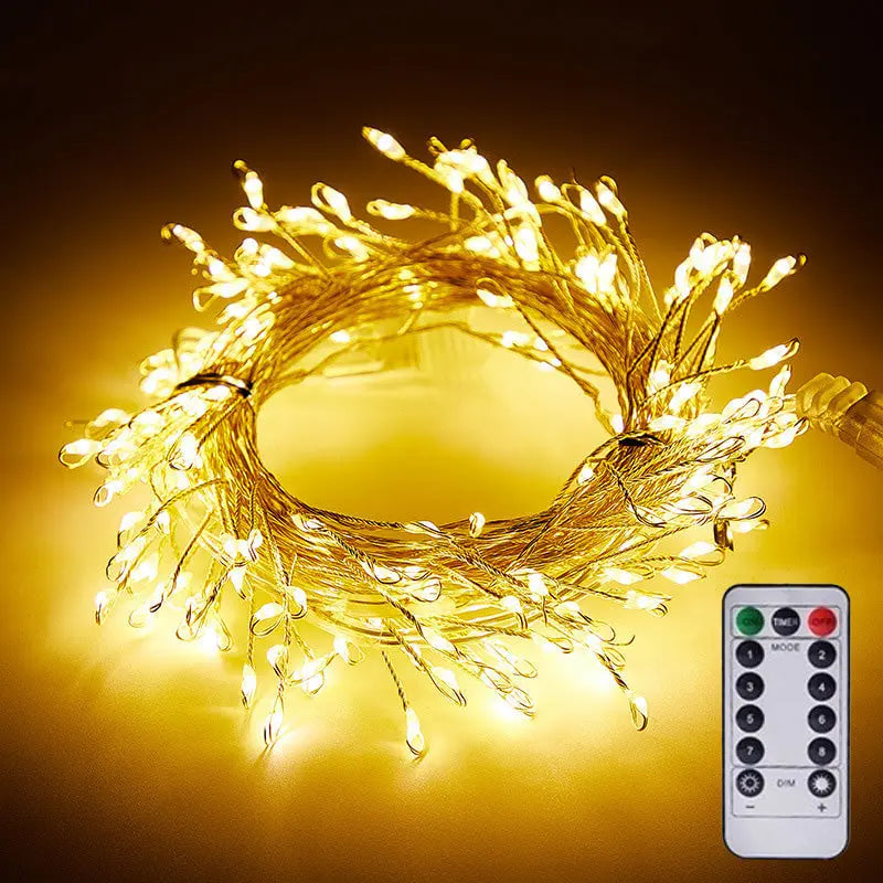 Copper Wire LED Fairy Lights – 9 Meter Length