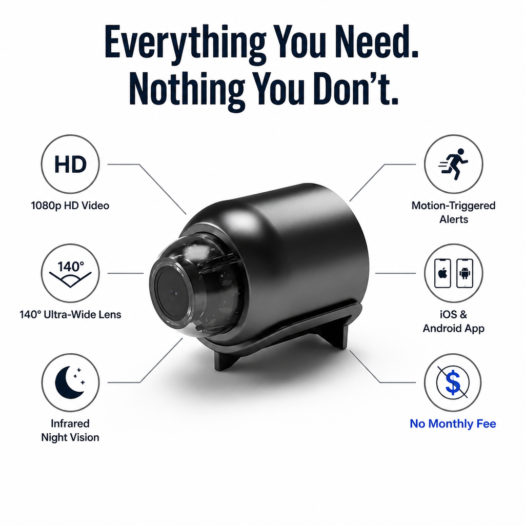 VigilVue™ — Monitor Every Home Angle in 1080p HD From Anywhere