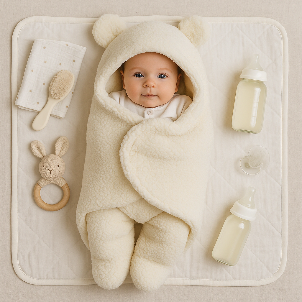 SnuggleNest™ — Wrap Your Baby in Tender Warmth for Deep, Peaceful Sleep