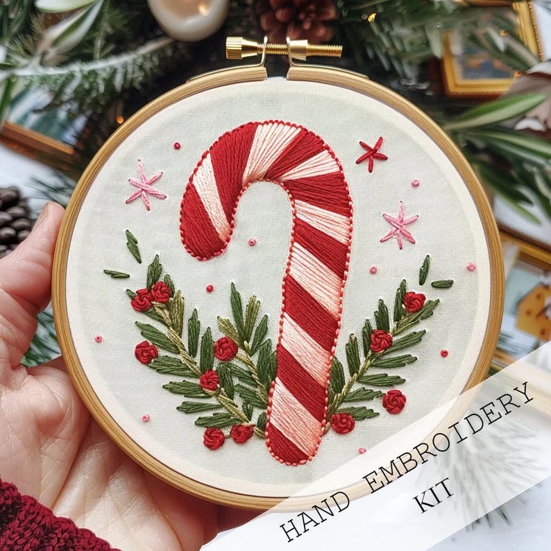 Winter Snowscape Embroidery Kit™ — Create Heartwarming Holiday Charm with Every Relaxing Stitch