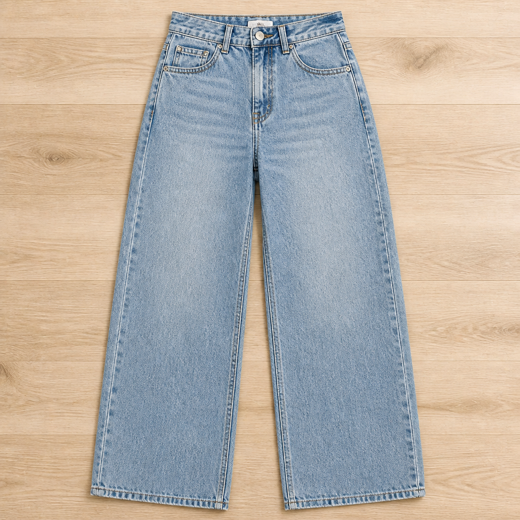 Vérova™ – High-Rise Wide-Leg Vintage Jeans with No-Gap Waist