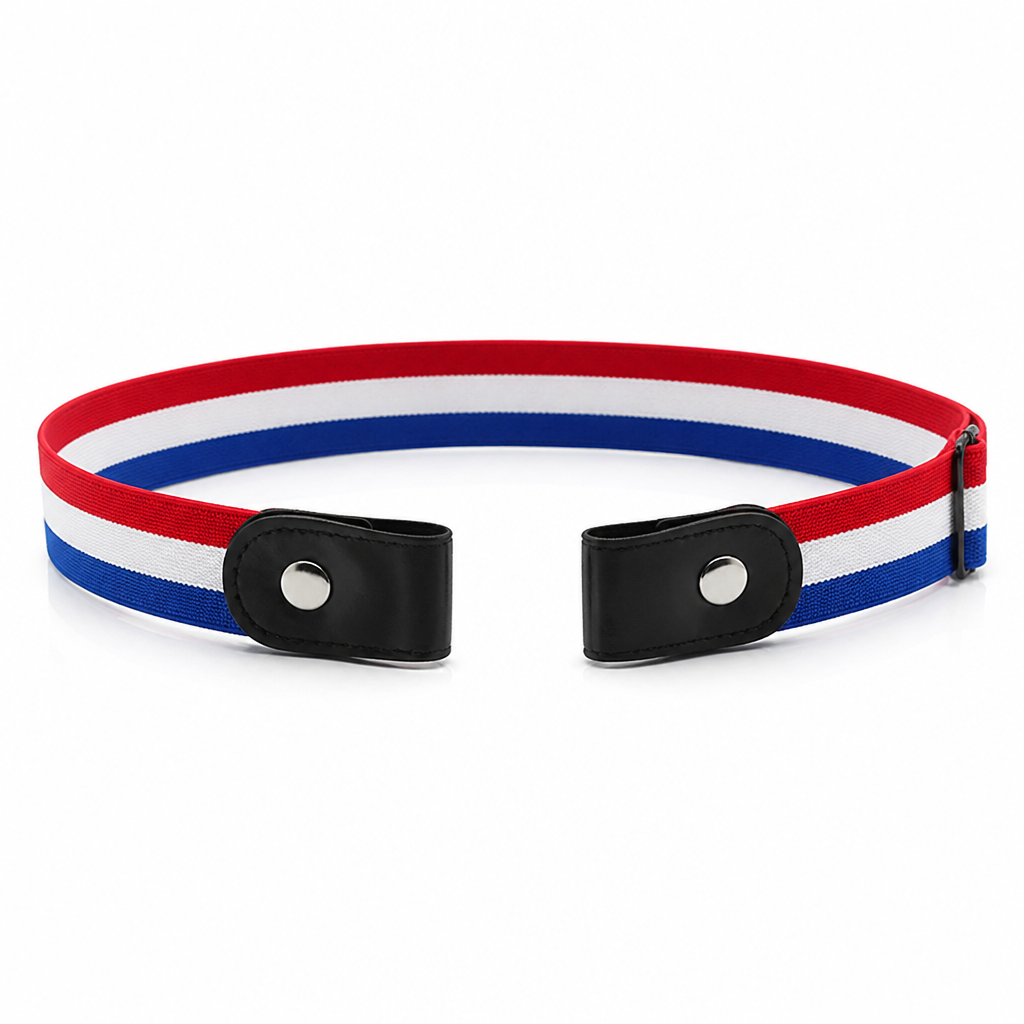 FlexiStride™ – Snapless Stretch Belt with Discreet Closure