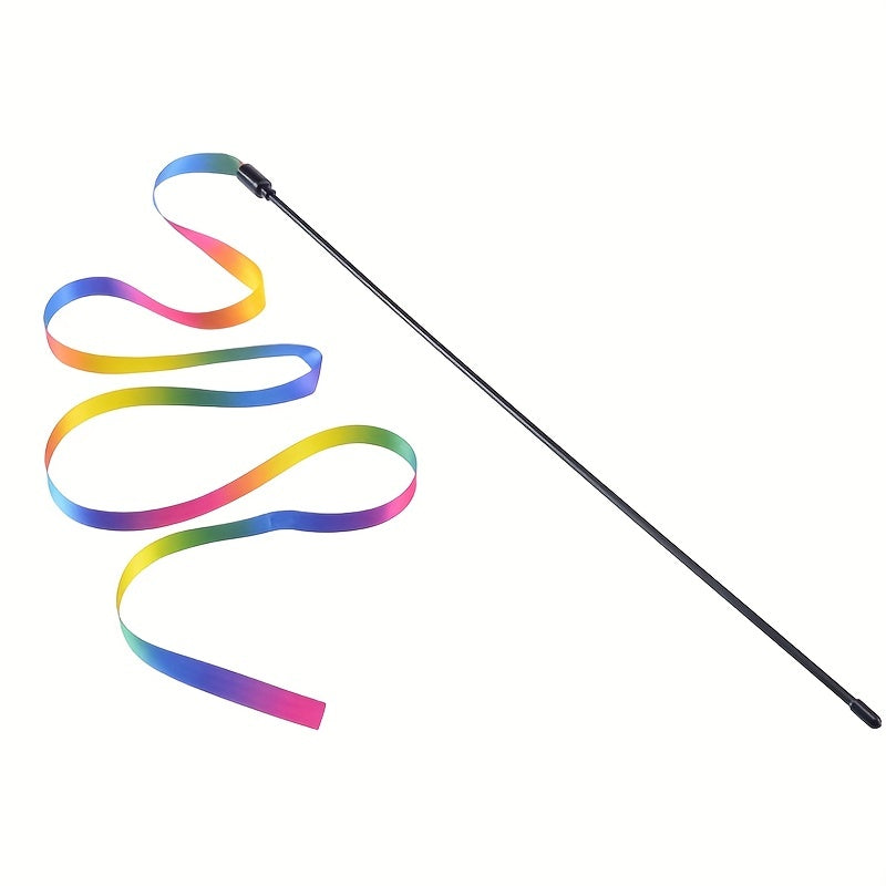WhiskerWand - Colorful Teaser Stick for Playful Cats