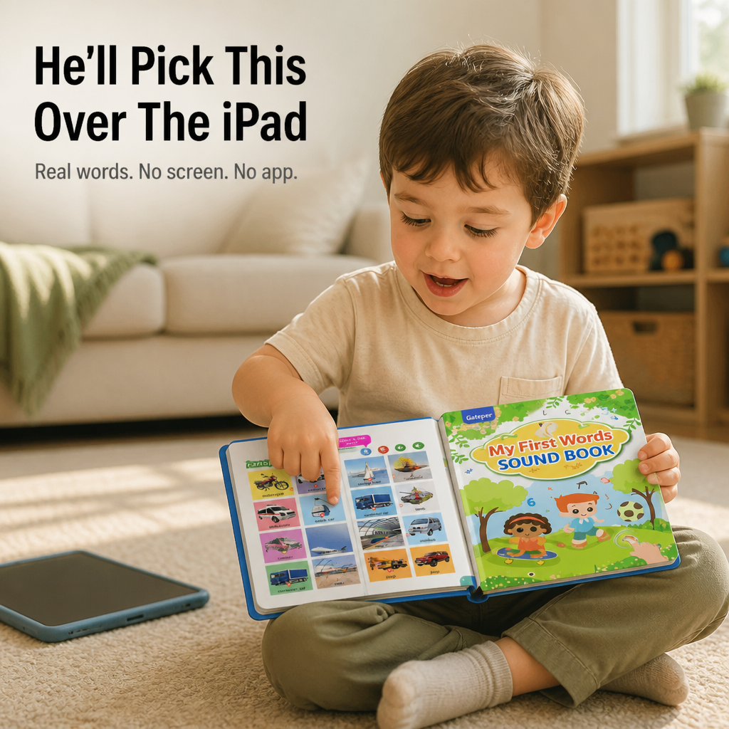 SparkSpeak™ — Have Your Toddler Speaking Genuine English Words Without Needing Another Tablet