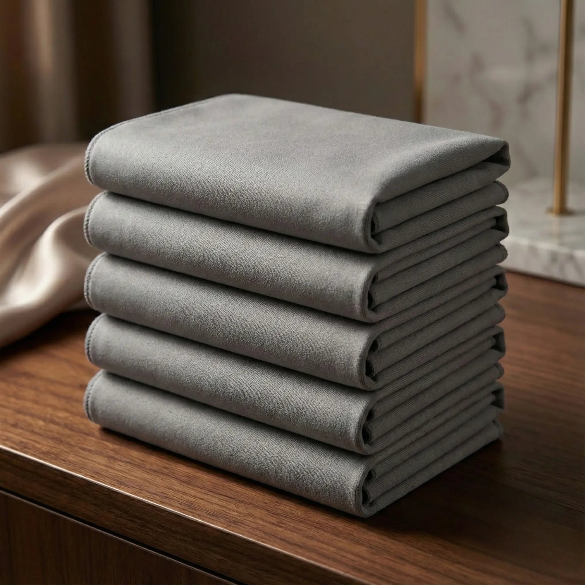 Microfiber Glass Cleaning Cloths | No Lint | Streakless and Reusable | ClearWipe