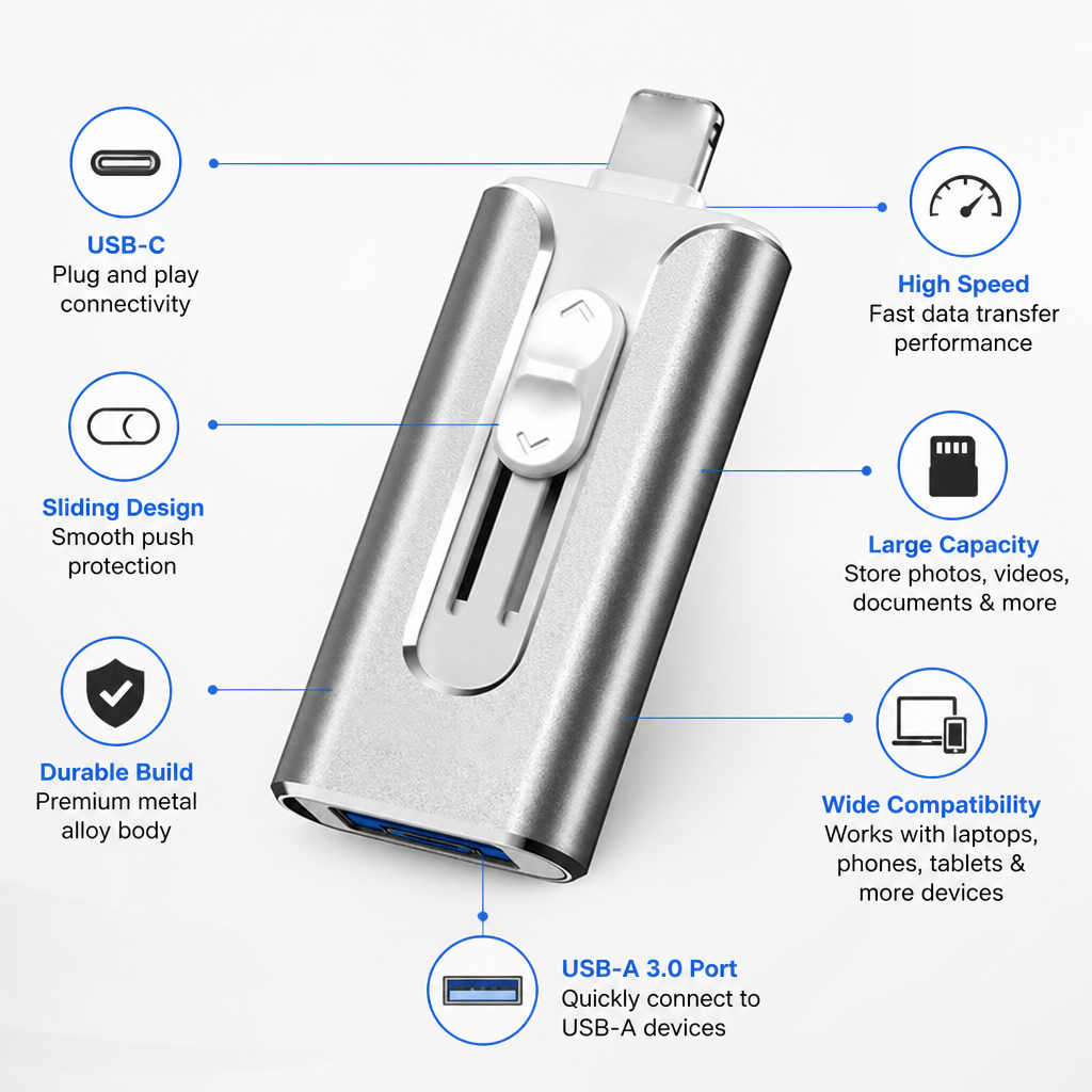 VantaFlash™ — Your Stylish, Unbreakable Vault for Every Memory and Moment