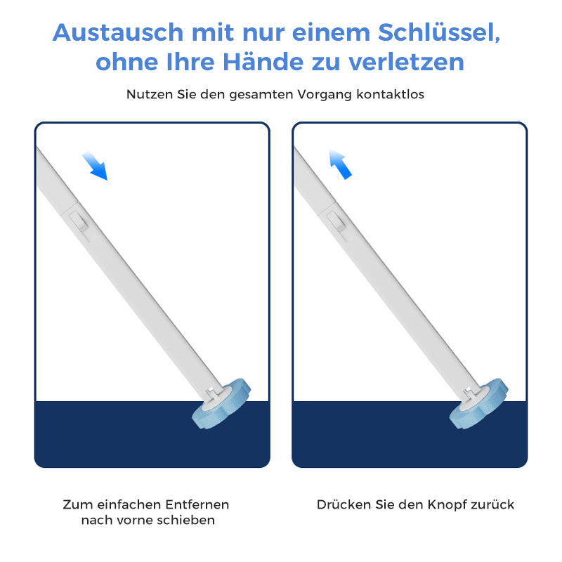 Disposable Toilet Scrubber | Antibacterial | Hygienic Sponge Heads | CleanClick