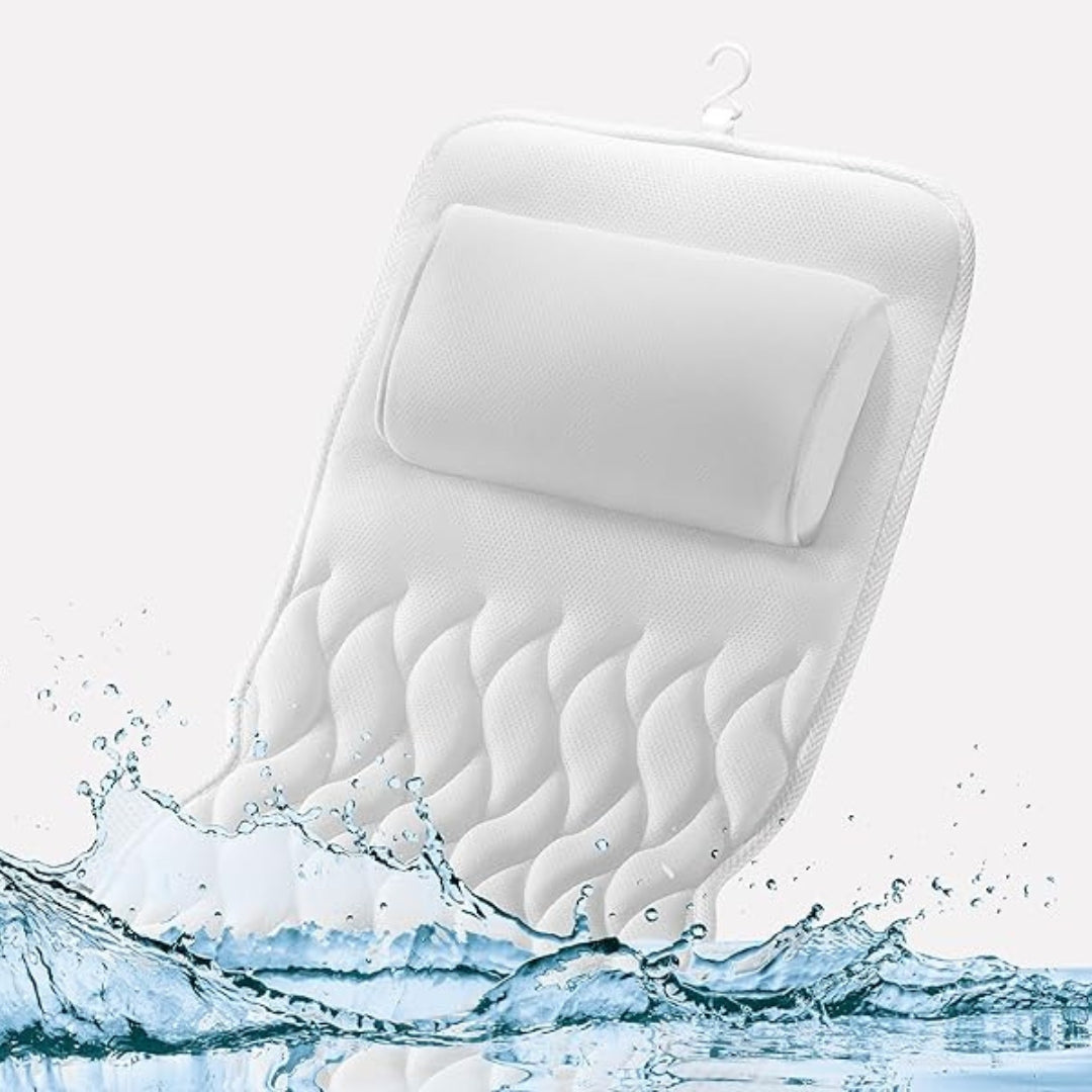 Ultimate Comfort Bath Pillow | Ergonomic Design for Relaxation