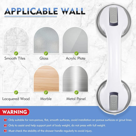SecureGrip – Bathroom Safety Suction Grab Handle