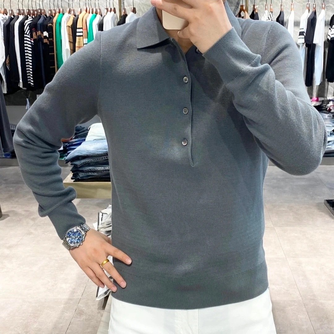 Ramrova™ Knit Polo Sweater — Feel Sharp and Fresh All Day Without Sacrificing Comfort