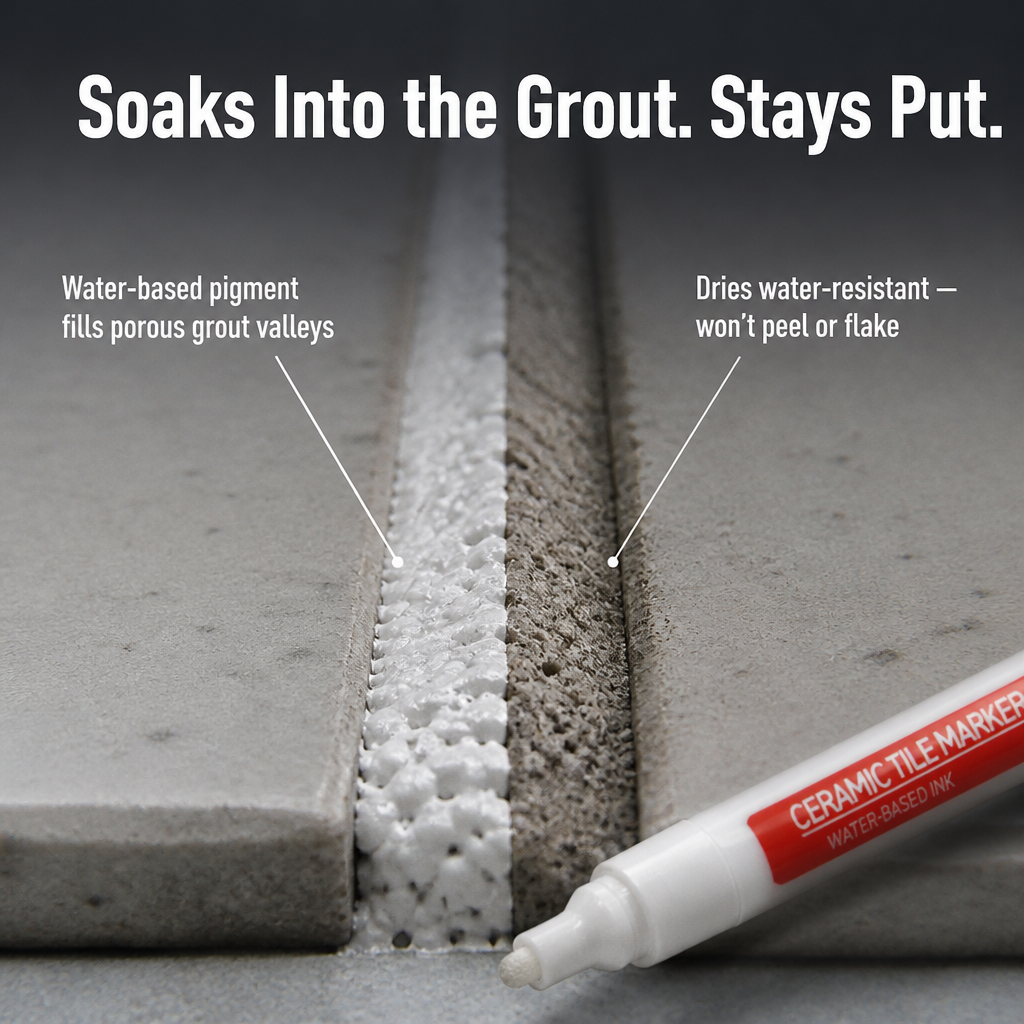 AquaShield™ — Conceal Stained Grout Fast Without Re-Grouting or Scrubbing