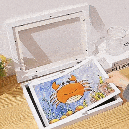 LumiCraft™ Frame — Turn Kid Clutter into Proud, Stylish Wall Art Instantly