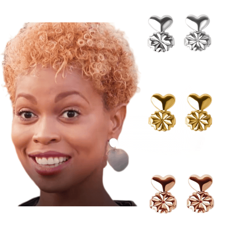 VivaLift™ Earring Supports — Instantly Lift Earrings for Bold, Youthful Confidence