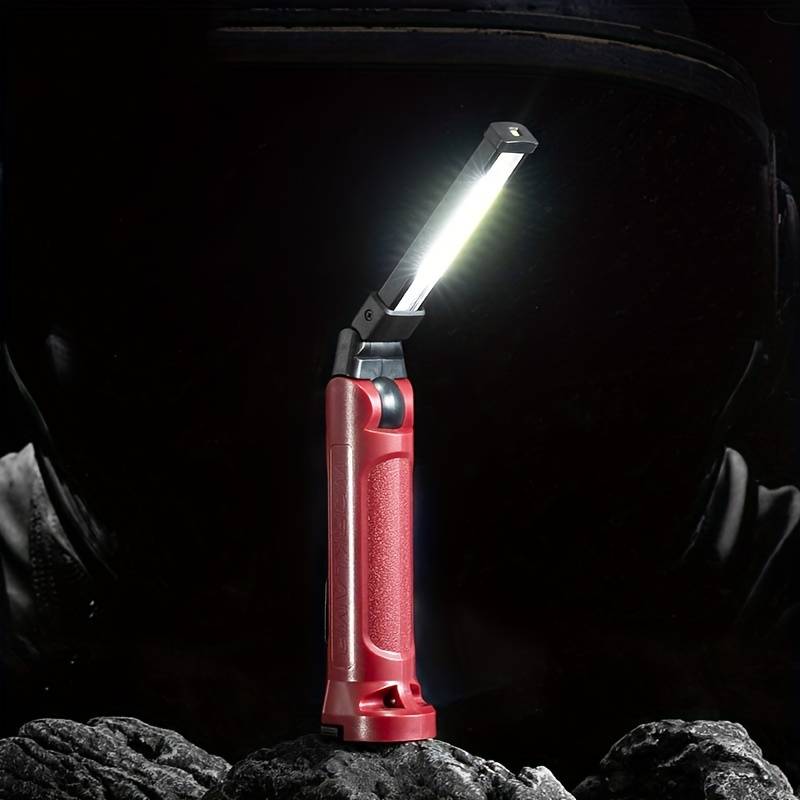 Versatile 180° LED Work Light – Rechargeable & Waterproof