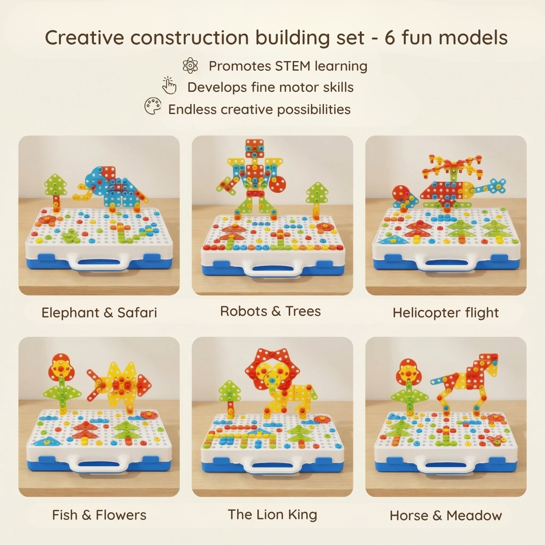 PowerBuild Pro™ — Ignite their confidence and creativity with every twist and build
