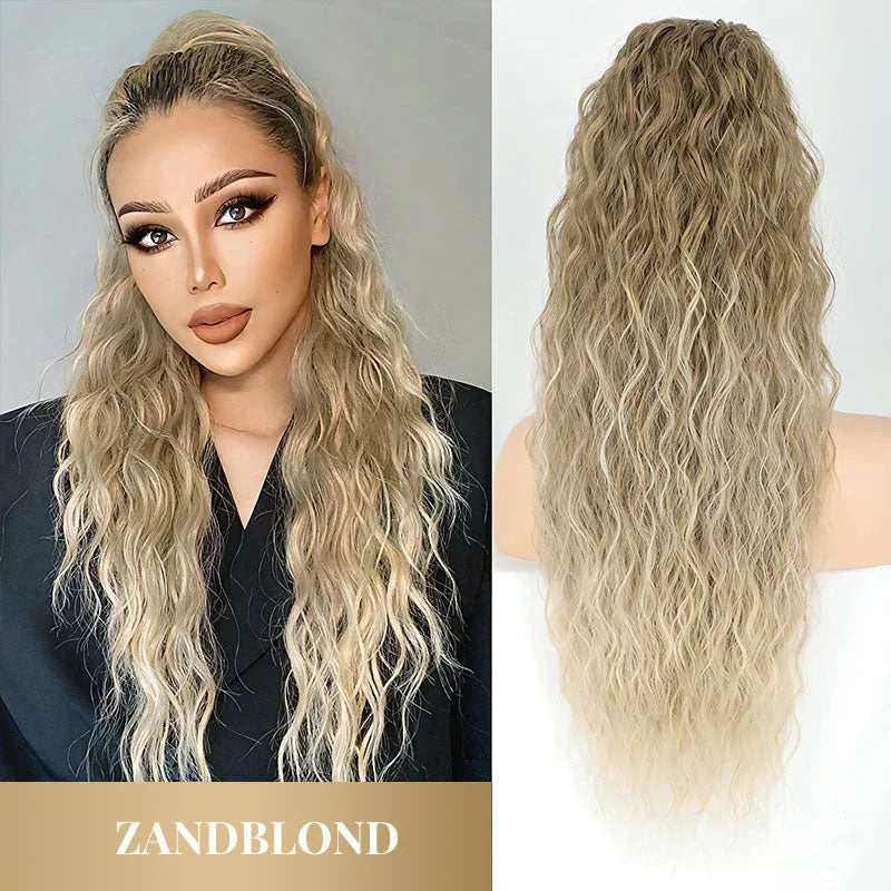 LuxeFlo™ — Transform Your Ponytail with Effortless, Show-Stopping Volume and Bounce