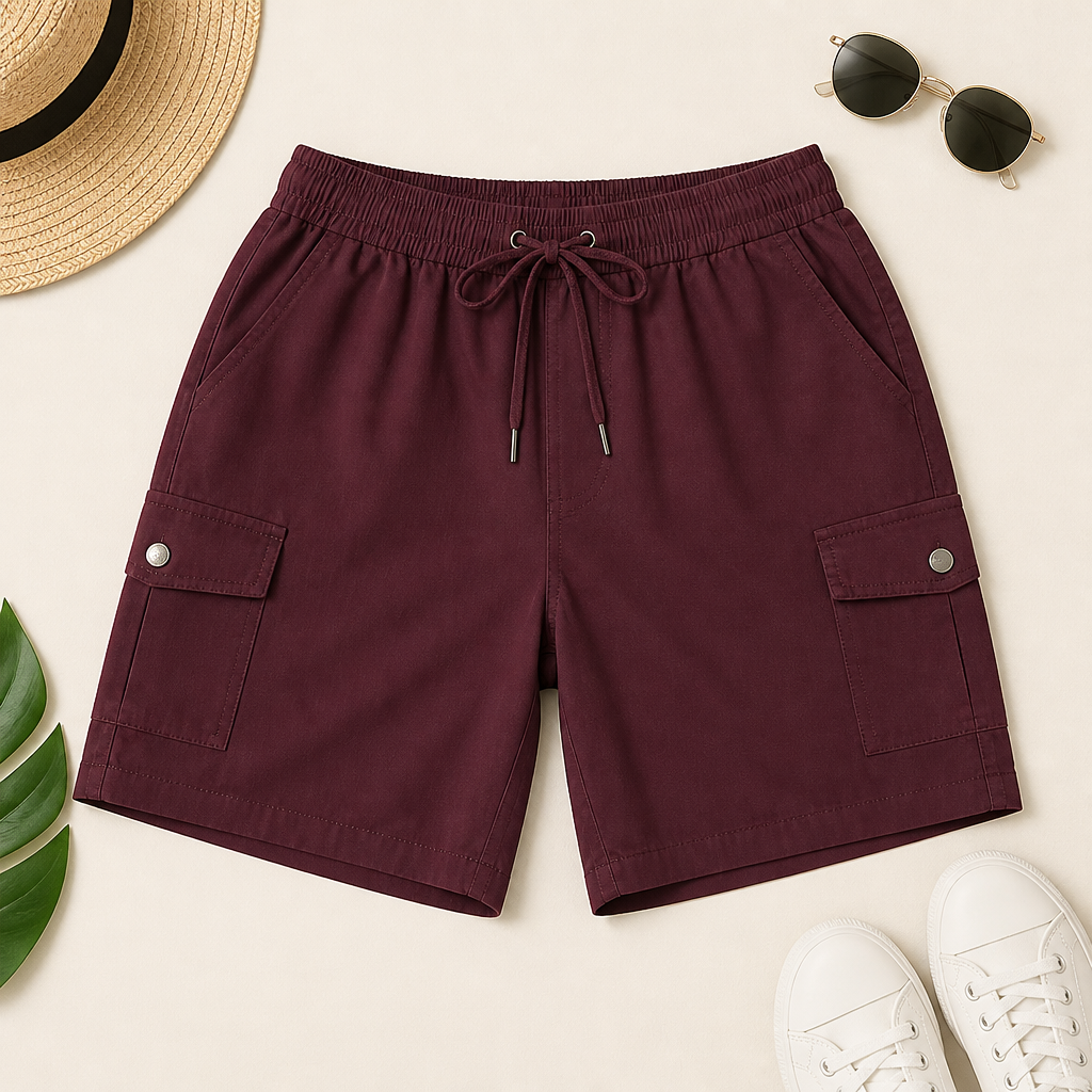 VentureLux™ – Bermuda Cargo Shorts with UPF 50 and Quick-Dry Fabric