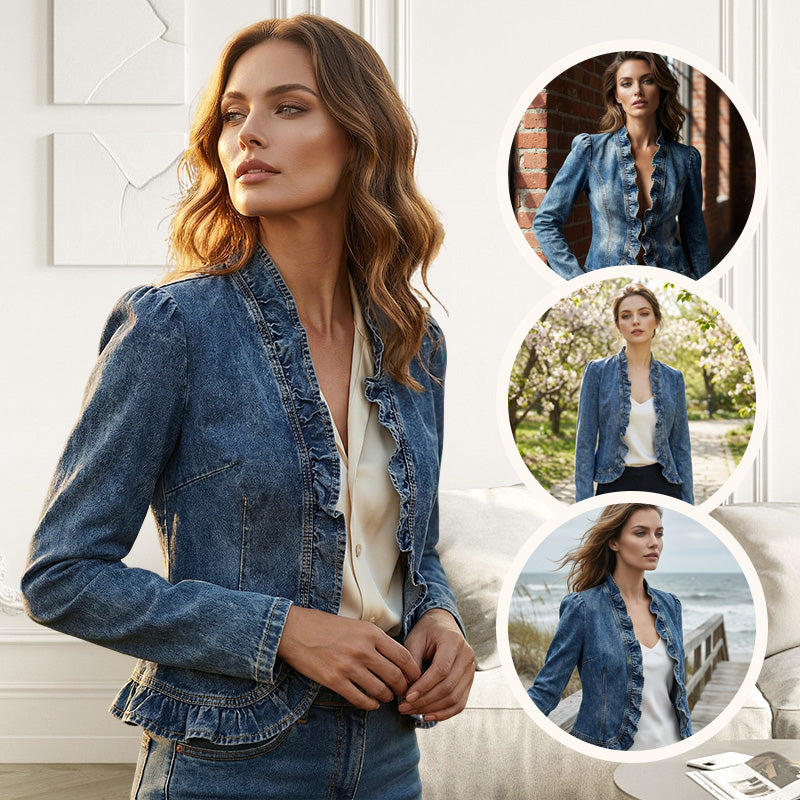 Denim Freedom Jacket™ — Effortless Style That Frees Your Body and Boosts Your Confidence