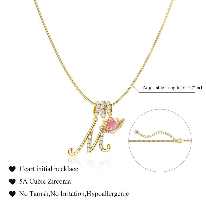 LumaraGlow™ 3-Layer Initial Necklace — Own Your Story in Dazzling Personalized Gold