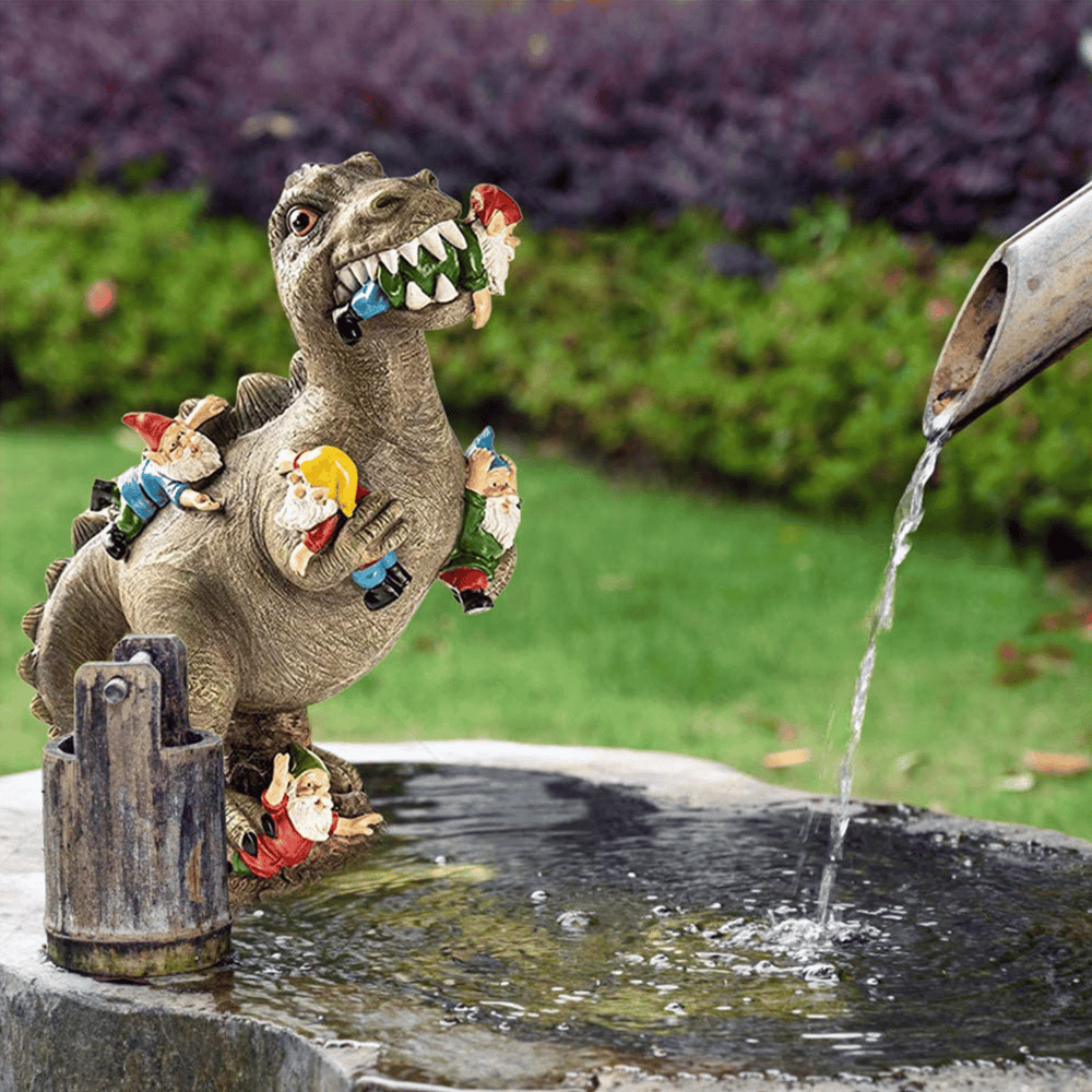 Weatherproof Resin Dinosaur Garden Decoration Figure