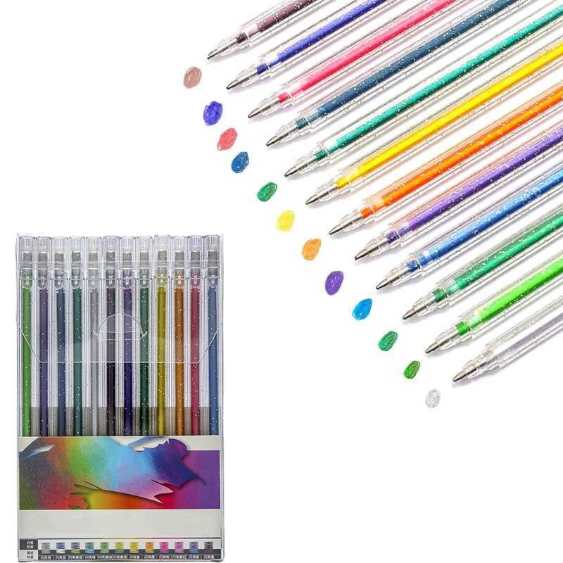 LumaFlick™ Glitter Gel Pens — Ignite Your Creativity with Smudge-Proof Sparkle That Lasts