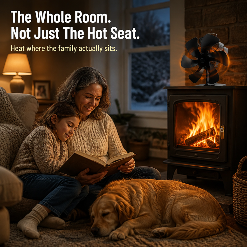 PulsaHeat™ — Drive Wood Stove Warmth Into Every Chill Spot Of Your Room