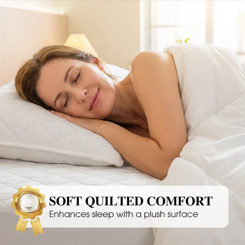 DreamShield™ — Sleep in Total Comfort with Invisible, Waterproof Protection Every Night