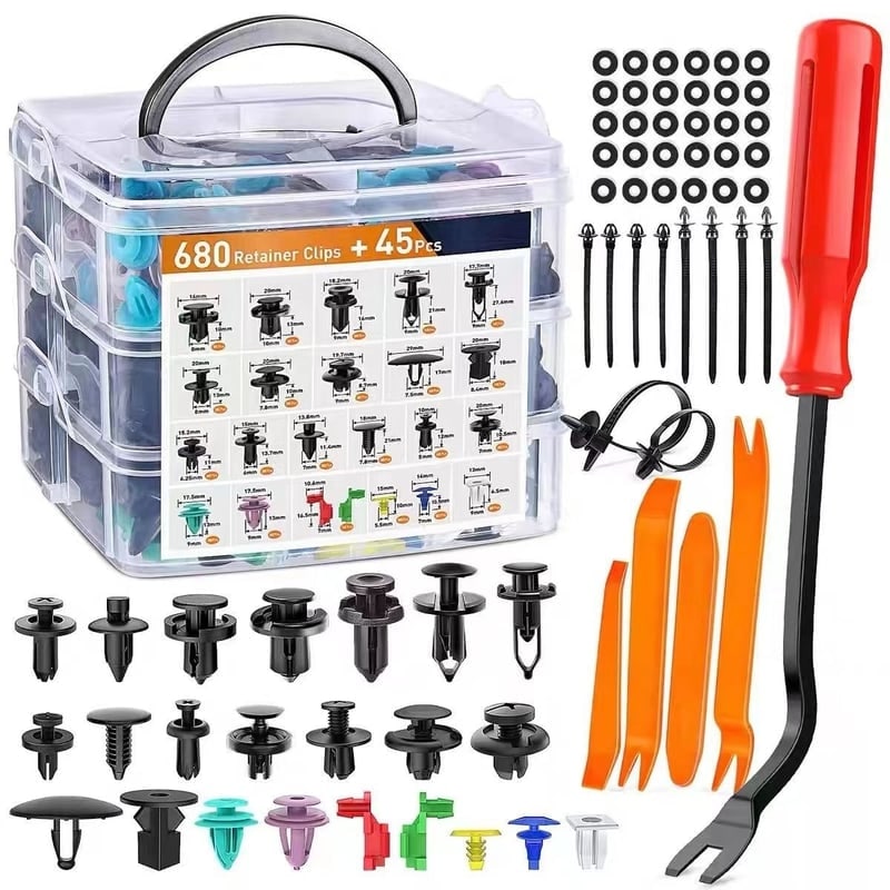 Universal Auto Fastener Kit | Durable Clips for Vehicle Repairs