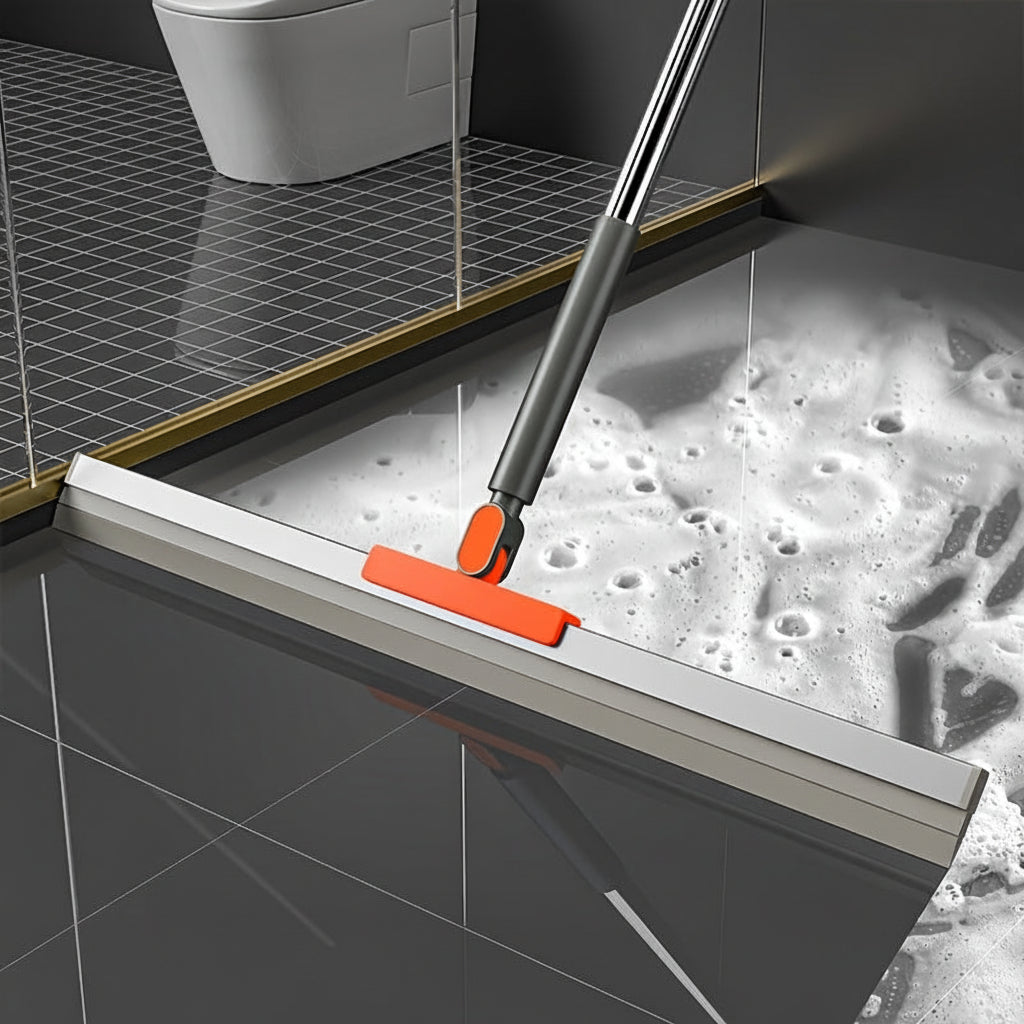 AquaSleek - Versatile Water and Dust Cleaning Broom