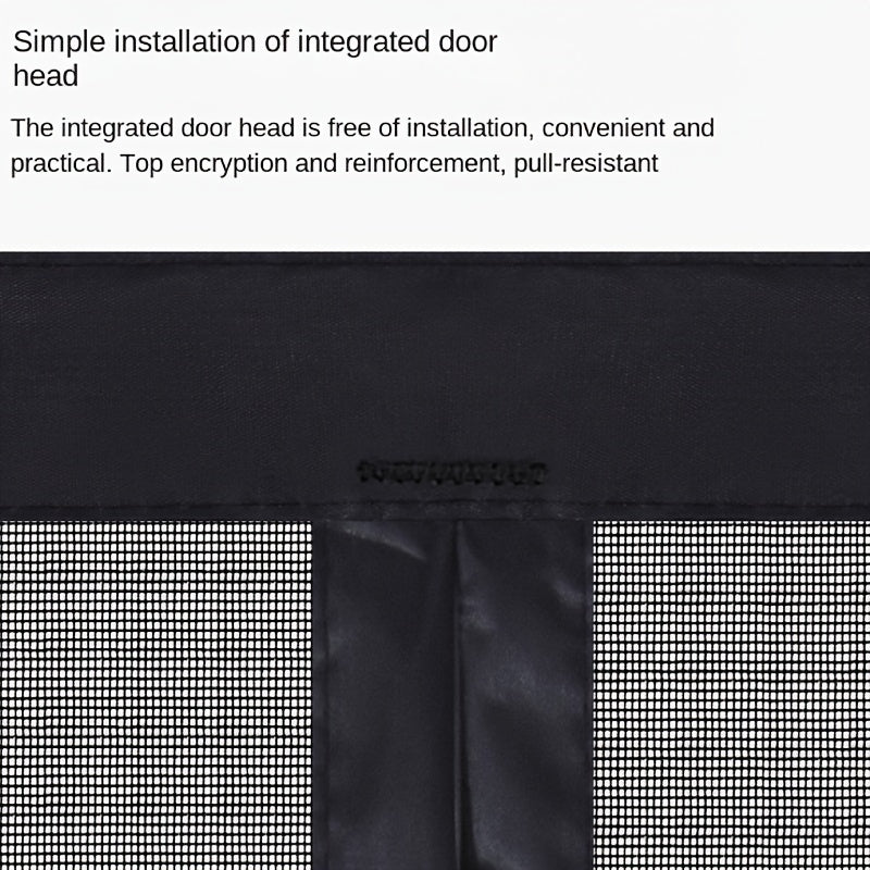InsectShield – Hands-Free Magnetic Mesh Door Screen for Easy Entry