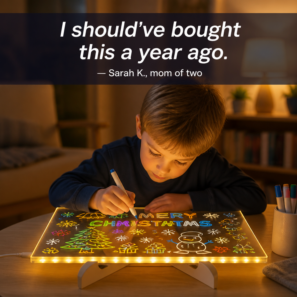 LumaSpark™ — Illuminate Their Artwork and Get Them Away from the Tablet
