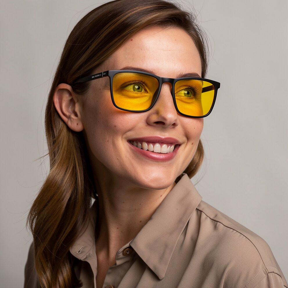 VisionGuard Blue Light Filtering Glasses for Screen Use