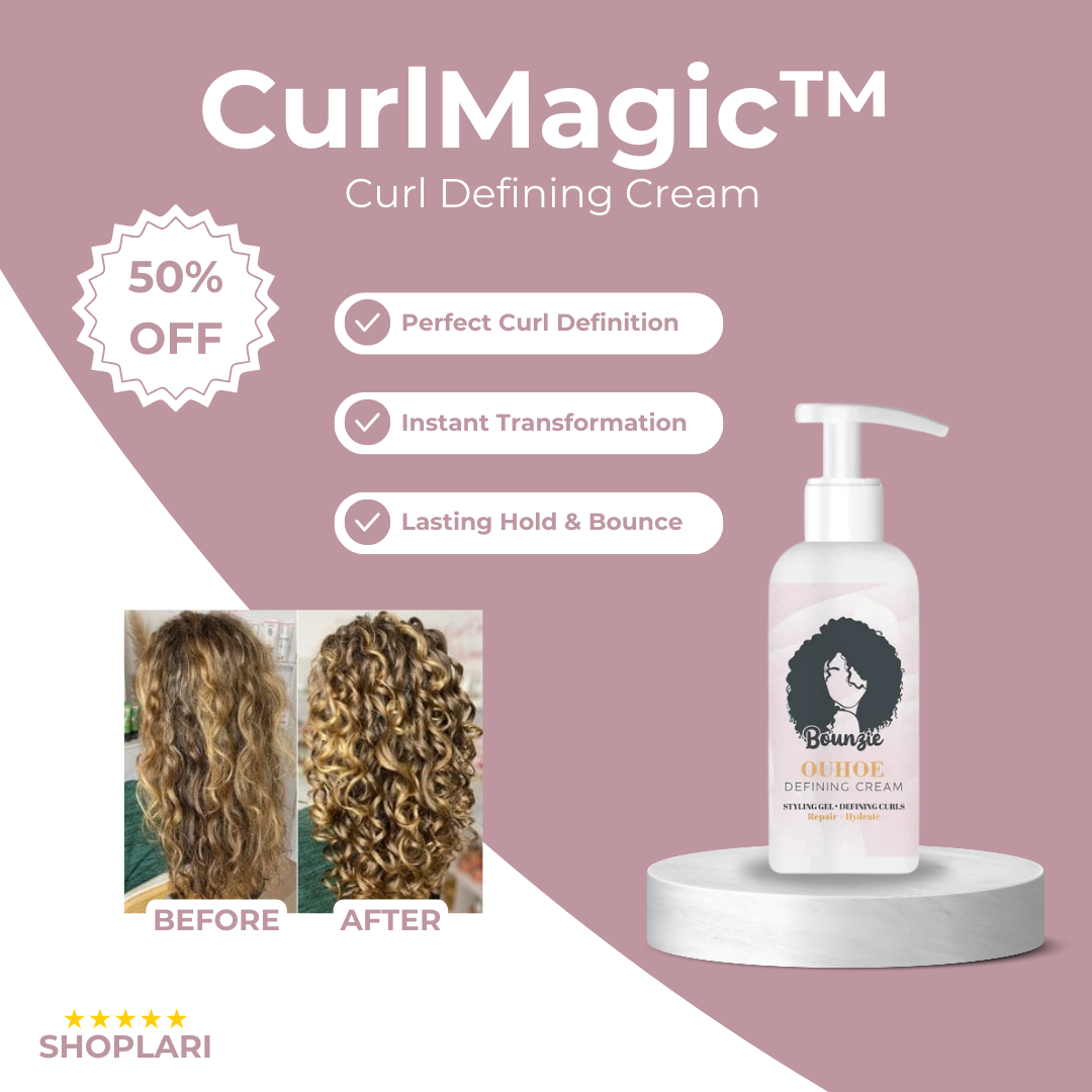 CurveLure™ — Unlock Lively, Head-Turning Curls That Hold All Day Without Heat