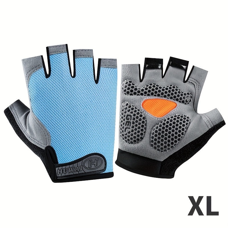 Versatile Outdoor Half Finger Gloves for Active Adventures