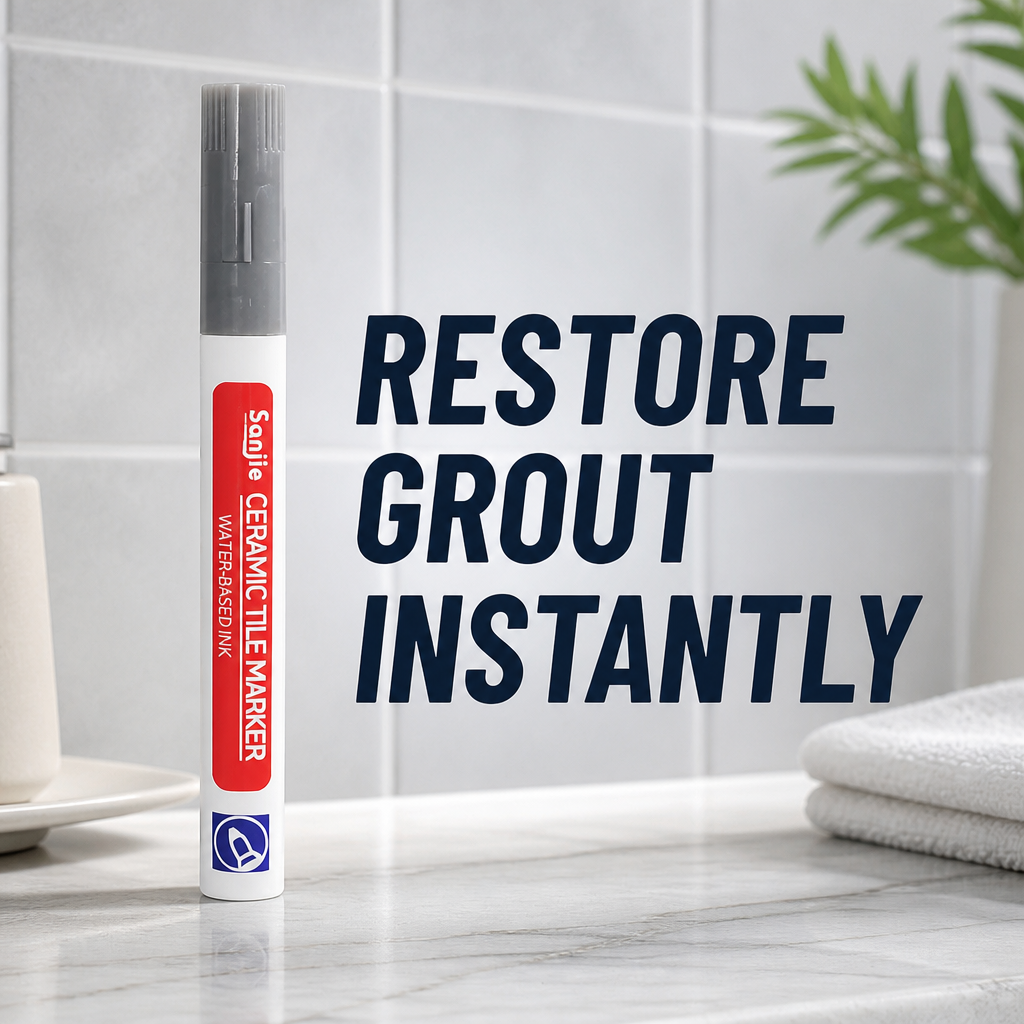 PureSeal™ Grout Renewal Pen — Instantly Revive Grout and Lock Out Mold for a Spotless, Proud Home