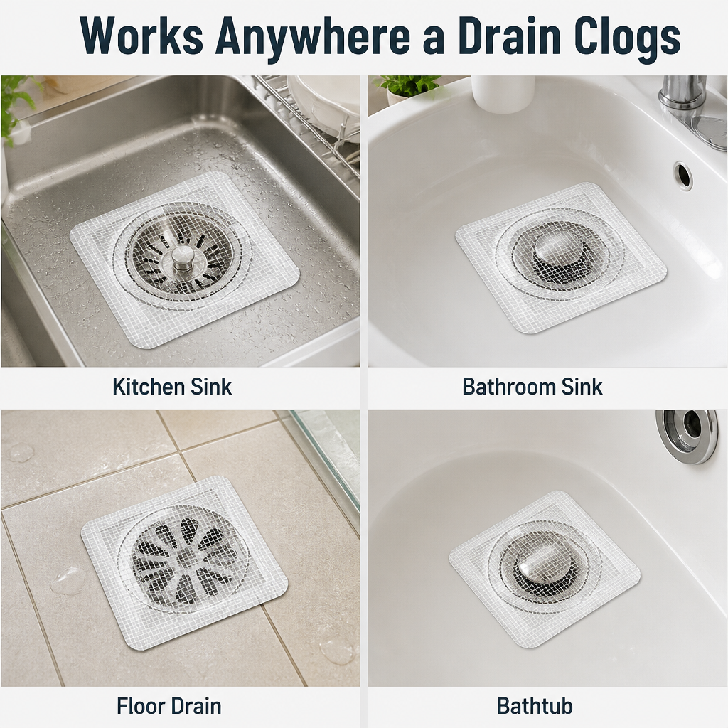 DrainGuard™ — Prevent Hair Blockages Before They Ruin Your Shower Drain