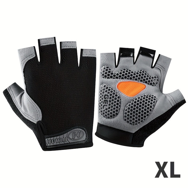Versatile Outdoor Half Finger Gloves for Active Adventures