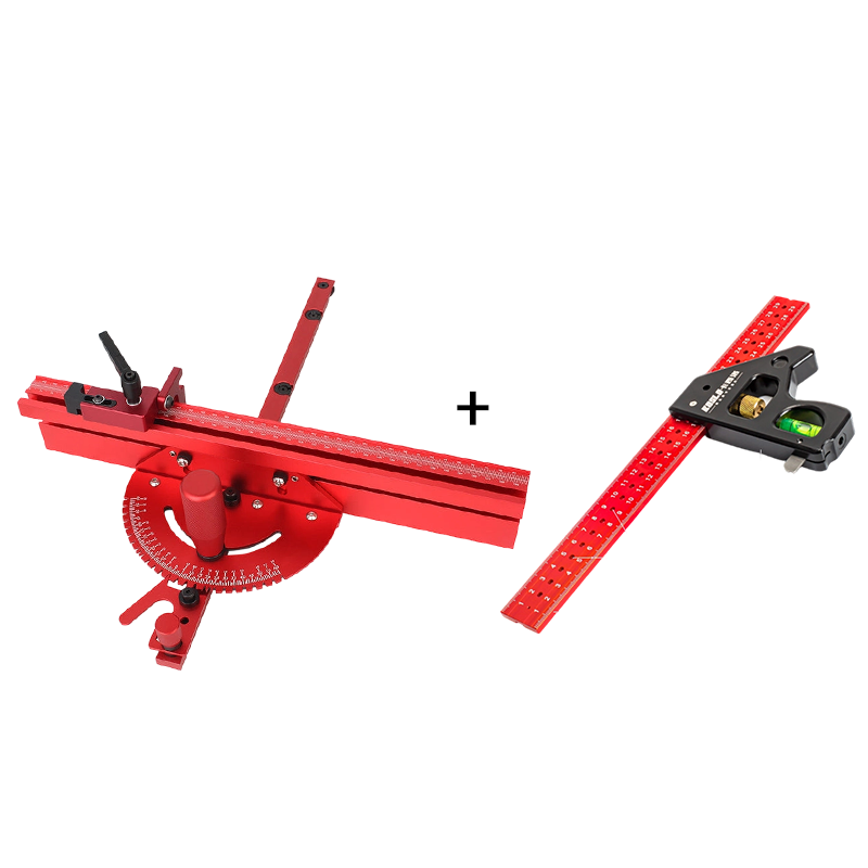 Adjustable Protractor Miter Stop – Angle Range 0° to 60°
