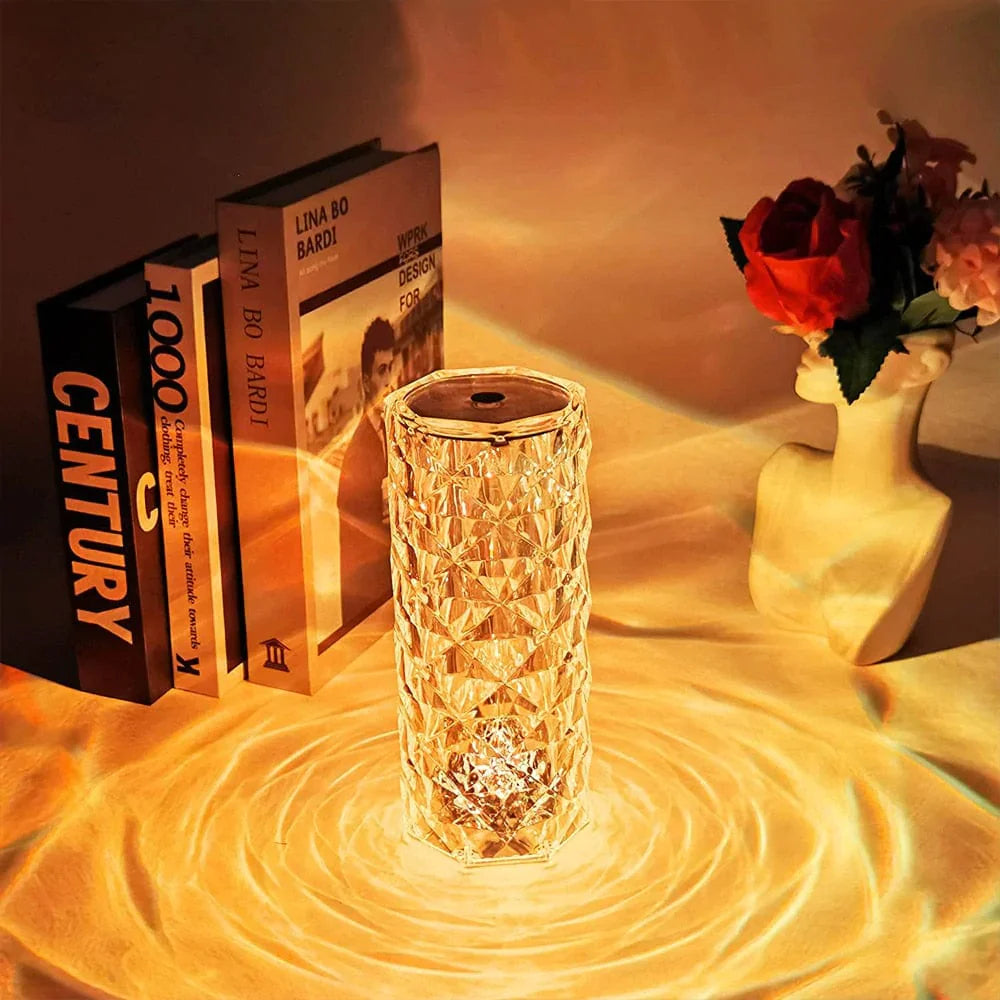 Magique Touch crystal lamp with remote control