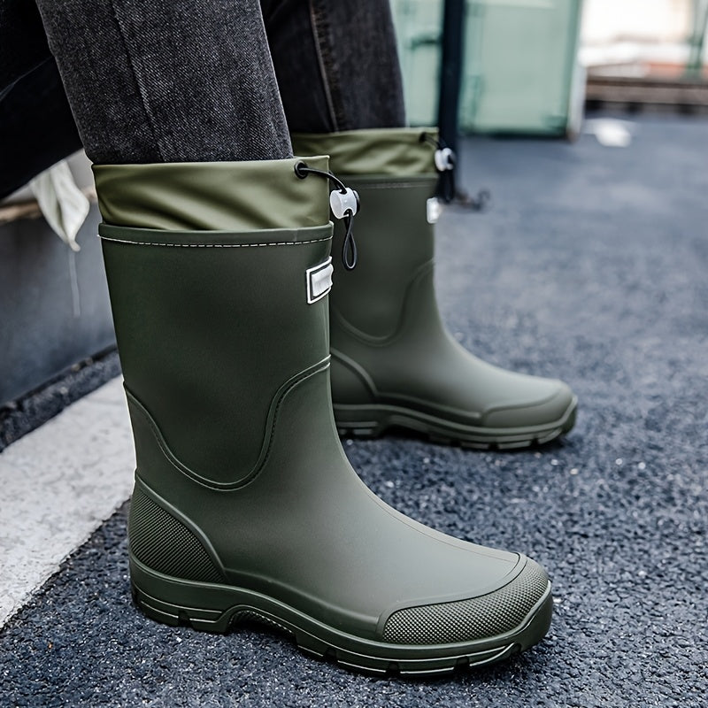 AquaGuard - Sturdy Mid-Calf Waterproof Footwear for All