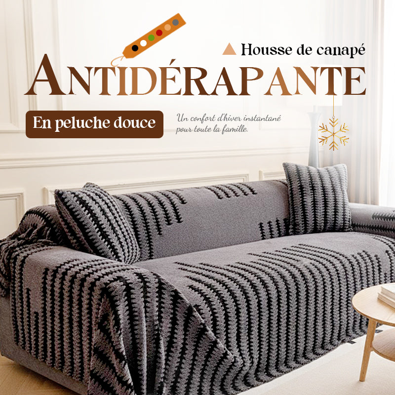 LumiNest™ Plush Sofa Cover — Wrap Your Sofa in Unshakable Comfort and Plush Luxury