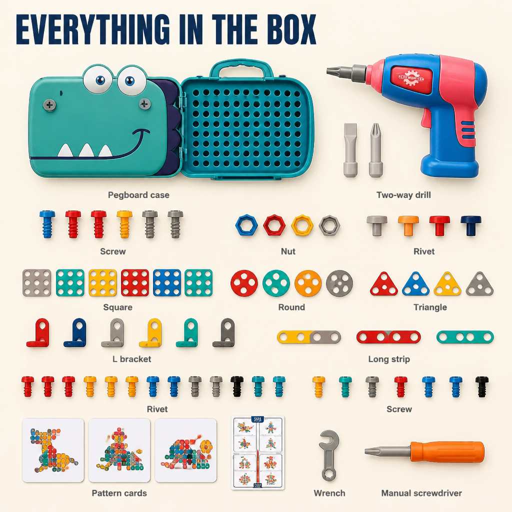 BrilliBuild™ — Give Your Kid a Real Drill and See Screen Time Vanish