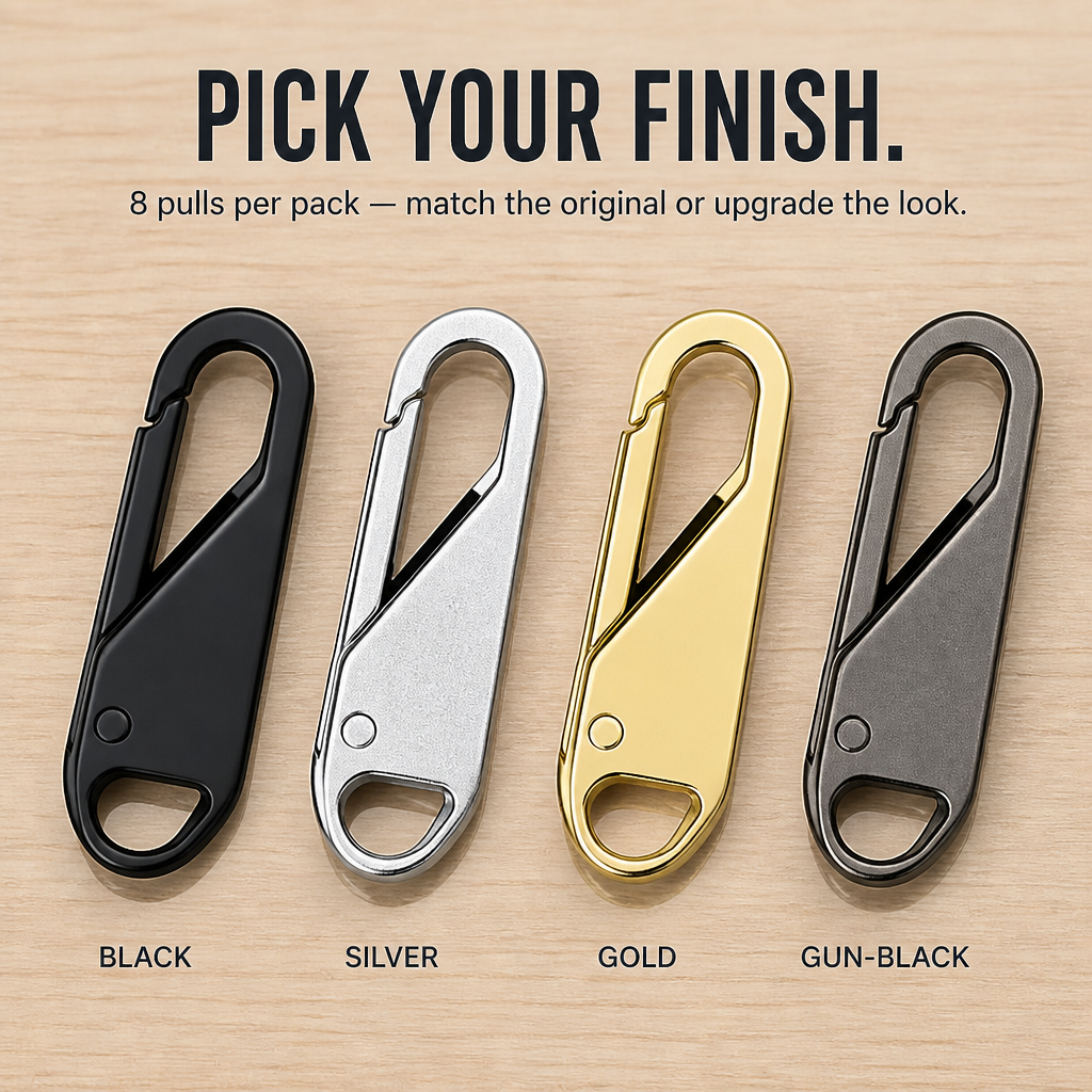 ZipStrong™ — Snap On Confidence and Save Your Favorite Gear Instantly