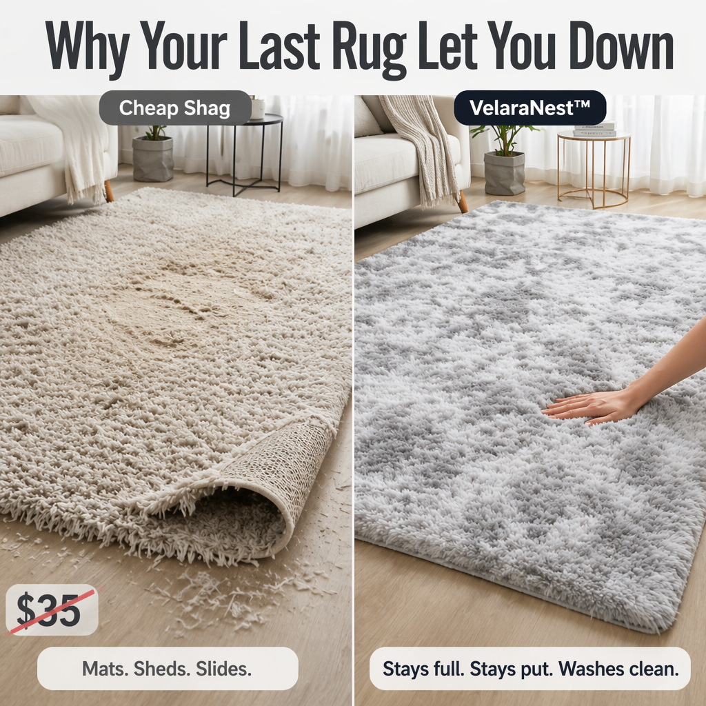 VelaraNest™ — Drift Into Cloud-Soft Plush That Clings to Hardwood and Cleans Easily