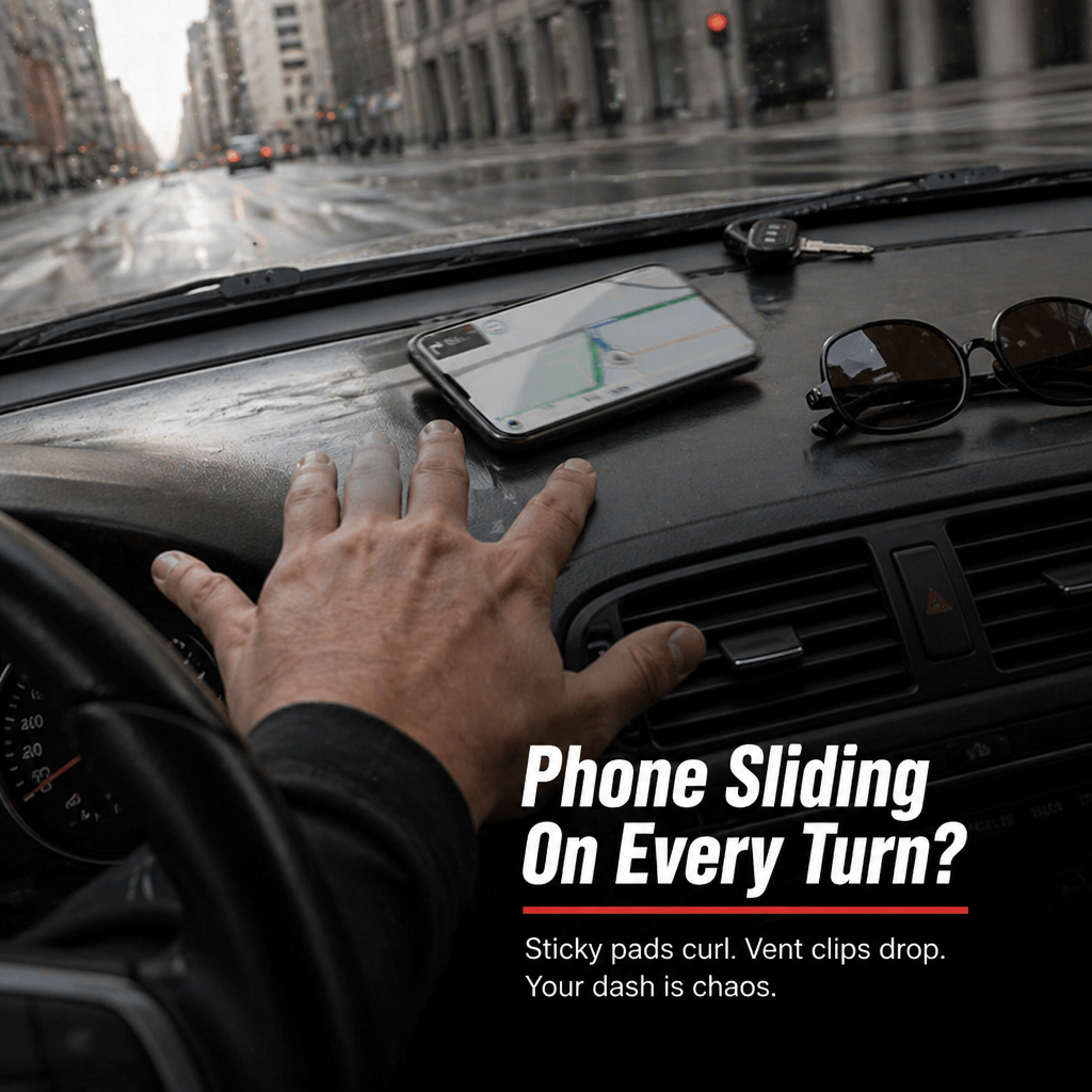 GripNest™ — Pin Your Phone, Display Your Parking Number & Master the Dashboard with One Pad