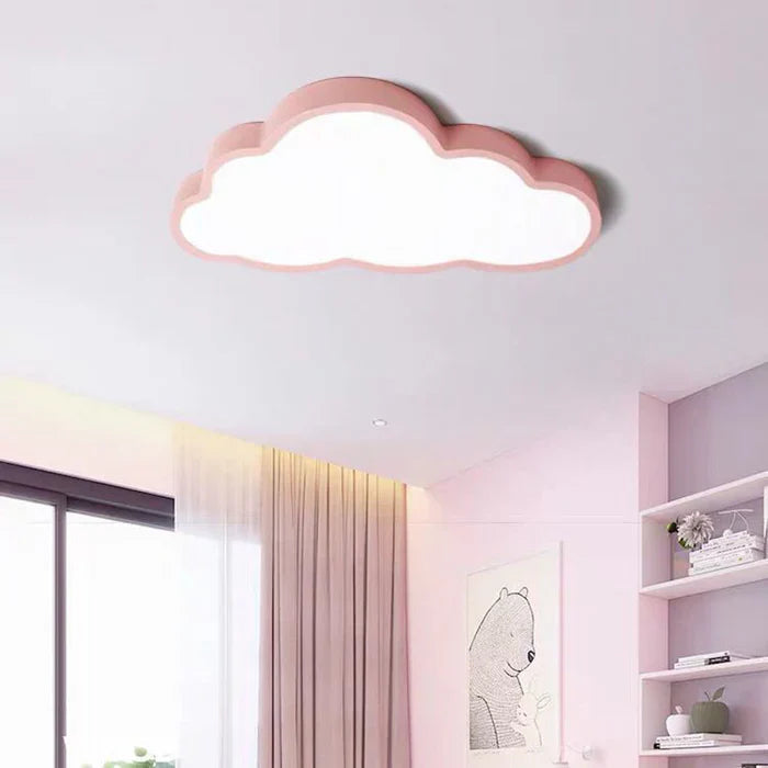 Cloud-Shaped LED Ceiling Light for Kids' Room