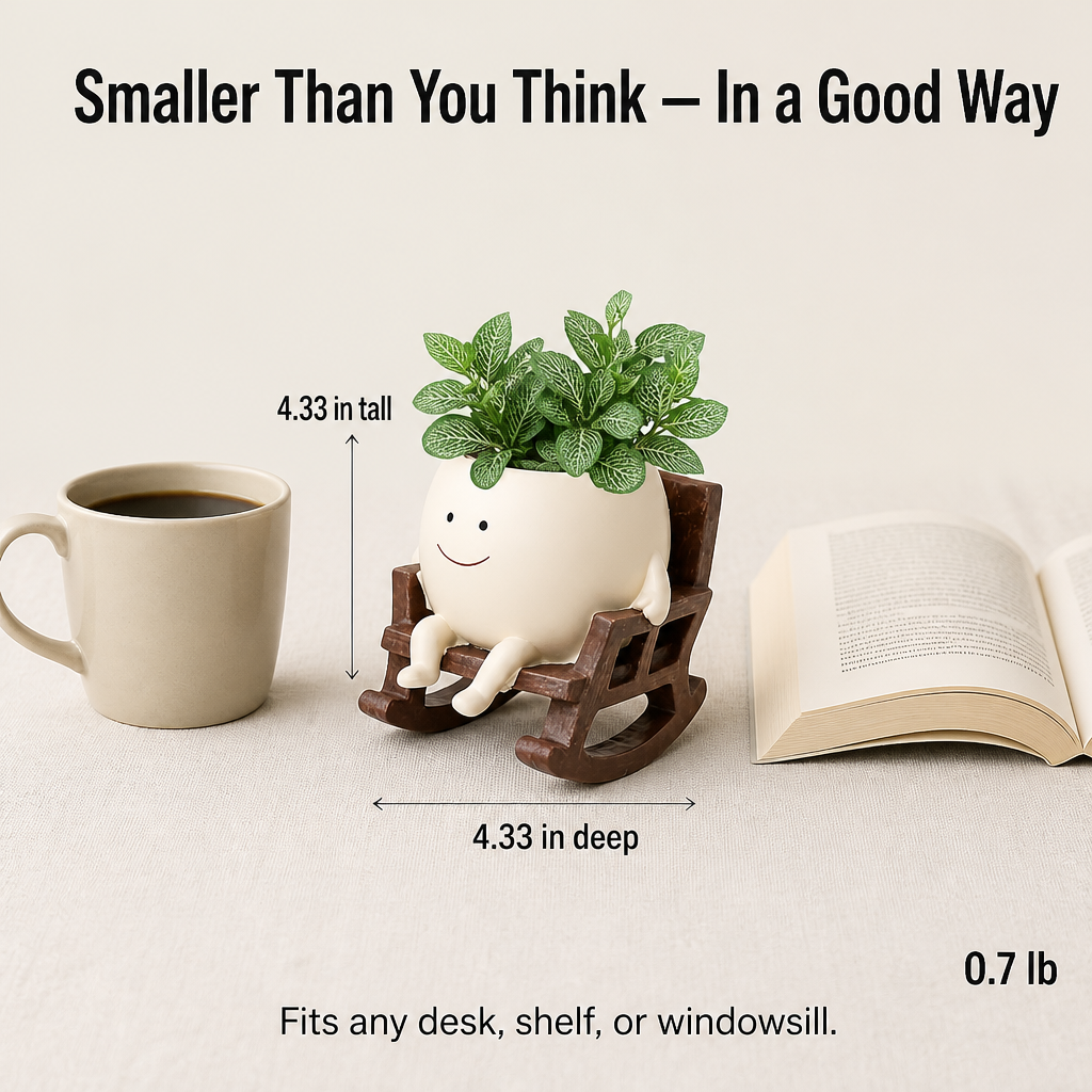 VivaChairs™ — Transform Any Succulent Into a Grinning Desk Companion Instantly