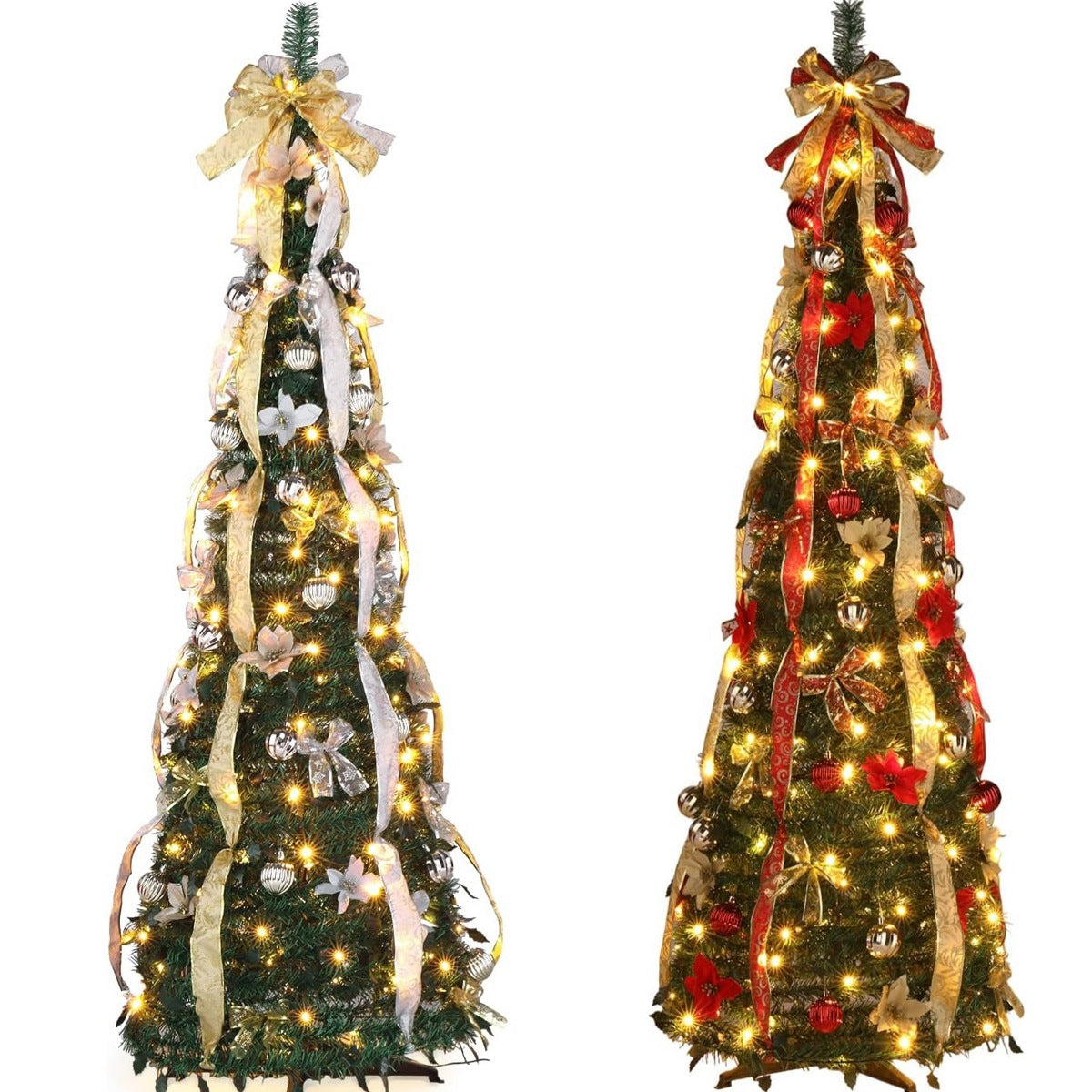 FiraLuxe™ Folding Christmas Tree — Effortless Holiday Glow That Sparks Joy Instantly